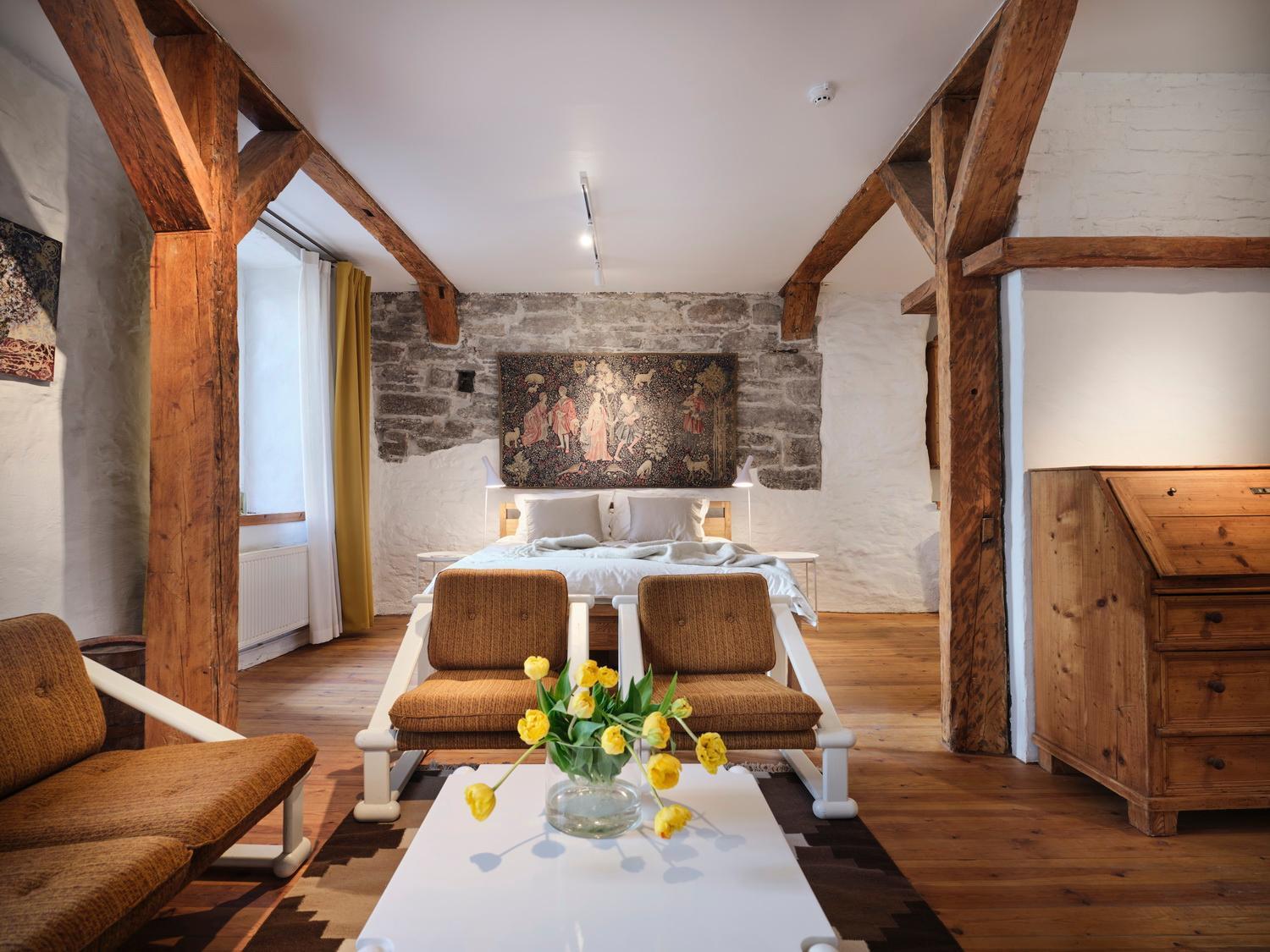 Historic Apartment With Private Garden In Old Town Talin Exterior foto